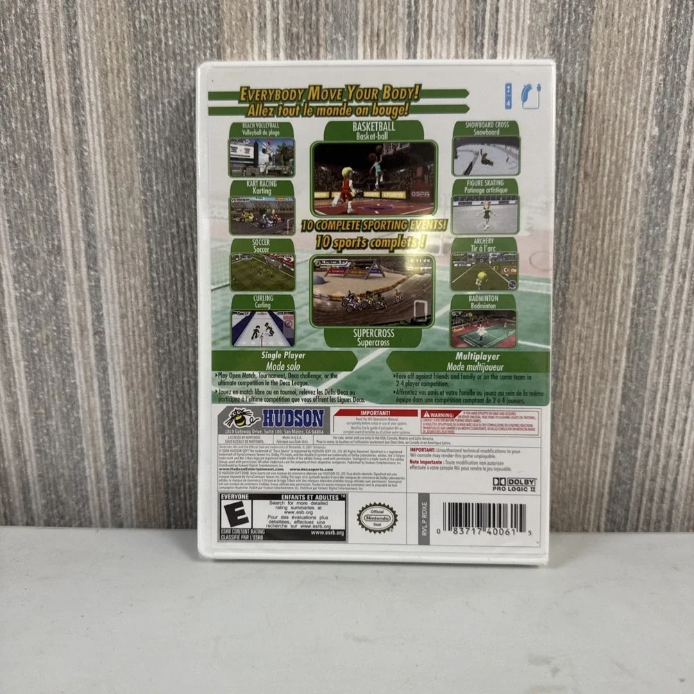 Deca Sports Nintendo Wii Sealed